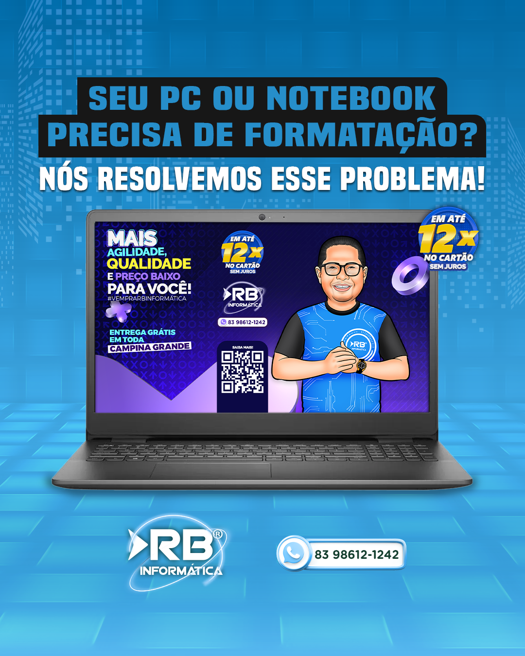 Seu PC ou notebook precisa de formatação? Nós resolvemos esse problema!