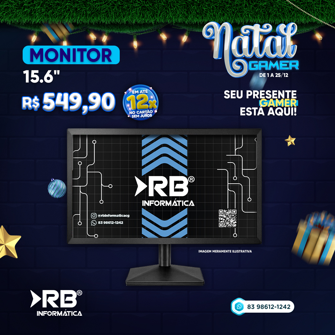 Monitor 15,6"