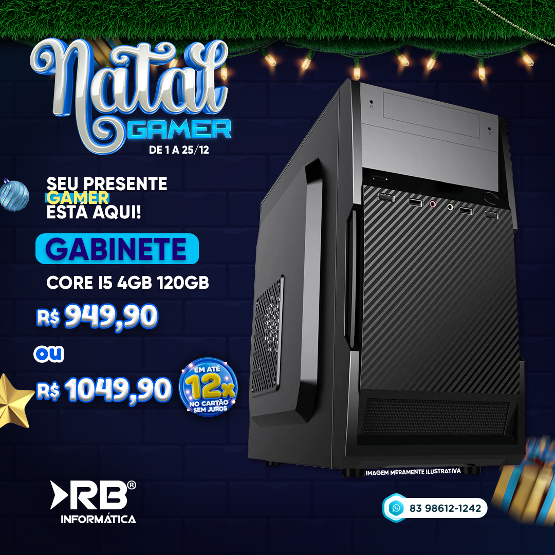 GABINETE CORE i5 4GB 120GB