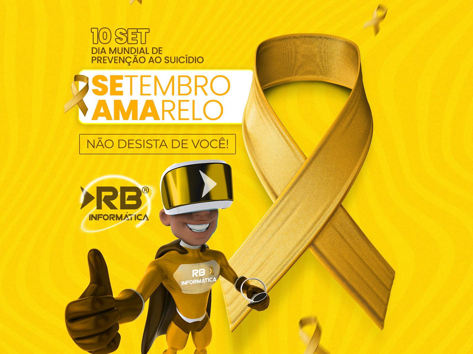 10 de setembro - Dia Mundial de Prevenção ao Suicídio