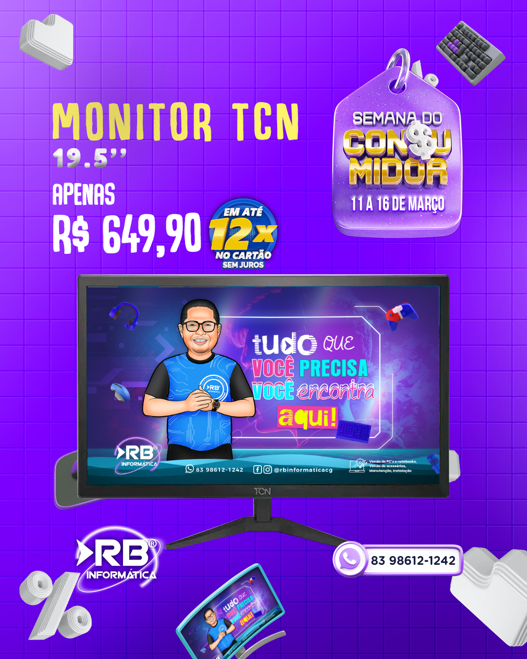 Monitor TCN 19,5"