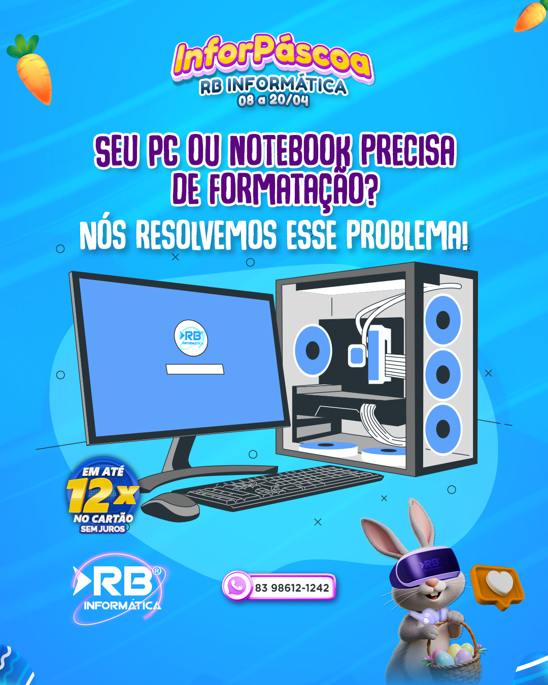 Está precisando formatar seu PC ou notebook?