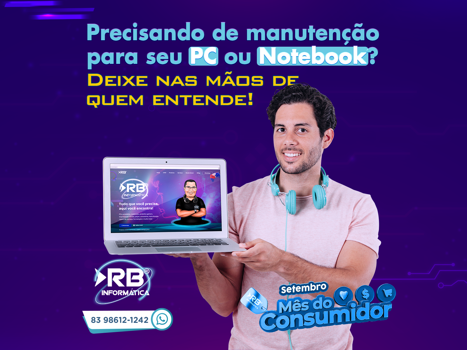 Precisando de manutenção para o seu PC ou Notebook?